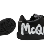 Aexander Mcqueen Oversized Graffiti - Black White - Image 4