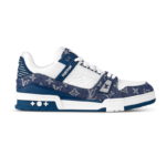 Louis Vuitton LV Trainer Monogram Denim - White Blue