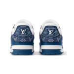 Louis Vuitton LV Trainer Monogram Denim - White Blue - Image 4