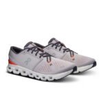 On Running Cloud X4 Silver/Flame - Image 3