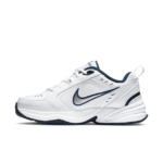 Nike Air Monarch IV White Navy - Image 2